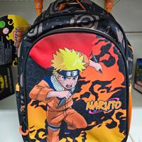 Zaino asilo naruto con trolley regolabile 