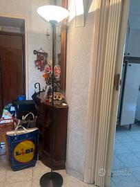 Lampada da terra / piantana con vetro