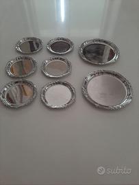 Set sottobicchieri e sottobottiglie acciaio inox