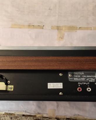 Piastra musicassetta professionale anni 80