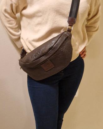 MUTH BAGS MARSUPIO UOMO VERA PELLE MARRONE