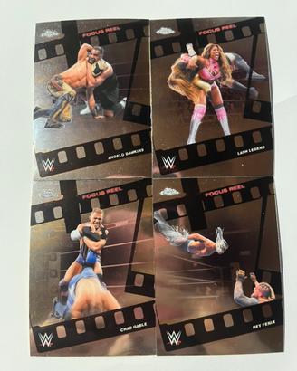 Carte topps WWE insert focus reel chrome 2026