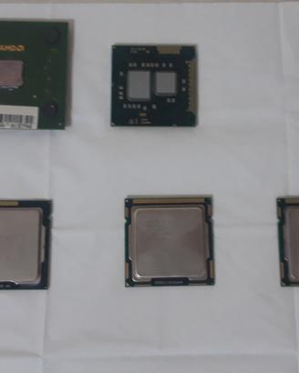 Lotto 5 CPU Intel + Amd Funzionanti