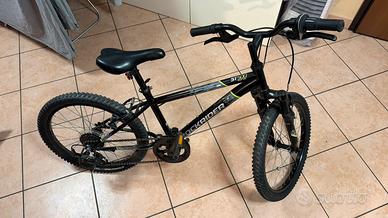 MTB Rockrider ST 500 20" nera e verde
