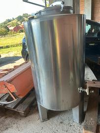 Botte acciaio inox 300 litri