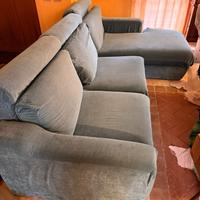 Divano angolare di 3 metri color petrolio