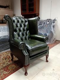 poltrona chesterfield chester queen anne nuova 