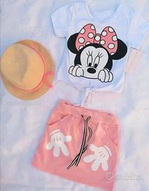 completo Minnie 12/14 anni bambina 