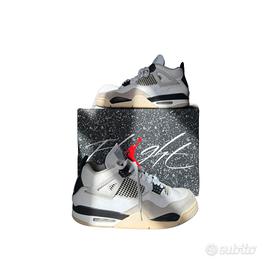 Jordan 4 military black taglia 45