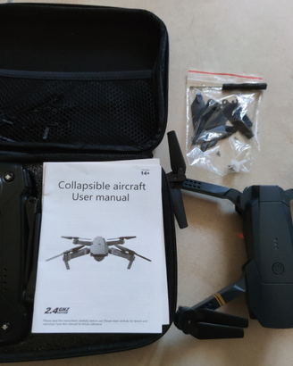 Drone con elica danneggiata