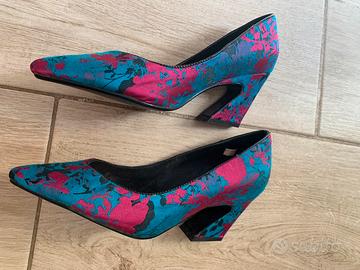 Scarpe donna Décolleté fiori , taglia 38
