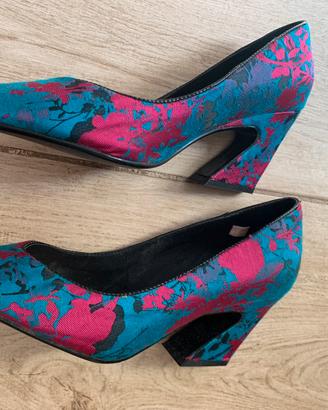 Scarpe donna Décolleté fiori , taglia 38