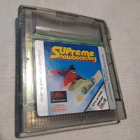 Gioco per GameBoy Color Supreme Snowboarding