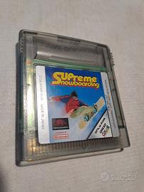 Gioco per GameBoy Color Supreme Snowboarding