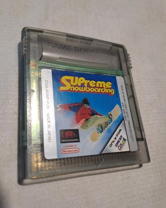 Gioco per GameBoy Color Supreme Snowboarding