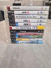 Lotto 11 Giochi PS3 PlayStation 3 - Sport Musica
