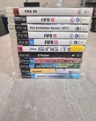 Lotto 11 Giochi PS3 PlayStation 3 - Sport Musica