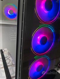 PC GAMING + MONITOR + CUFFIE + MOUSE + TAPPETINO