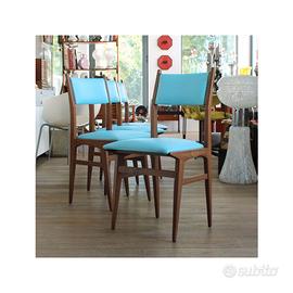 Sedie azzurre (set 4 pz)