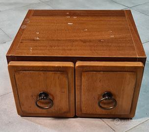 Cassettini in legno di noce