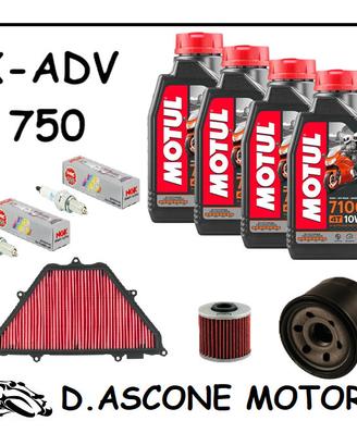 TAGLIANDO X-ADV 750 17-20 MOTUL 7100