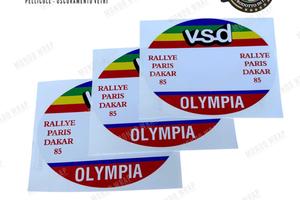 Adesivi tabelle compatibili BMW Paris Dakar VSD 85