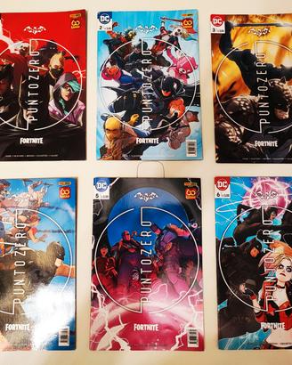 FUMETTI BATMAN FORTNITE PANINI COMICS DALL' 1 AL 6