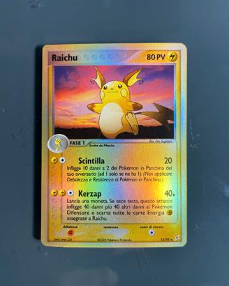13/95 Raichu Reverse Holo Team Magma Vs Team Aqua