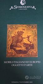 Mobili italiani e europei, oggetto d' Arte