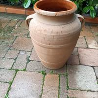 Anfora vaso orcio in terracotta arredo casa fiori