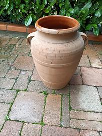 Anfora vaso orcio in terracotta arredo casa fiori