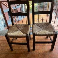 Sedie da pranzo in legno massello