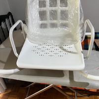 Sedia girevole bagno