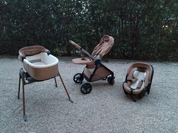 Trio Chicco Bellagio 2 Caramel + base Lullaglide