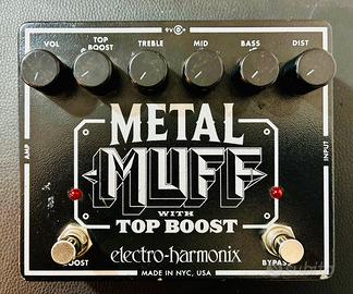 Electro Harmonix Metal Muff Top Boost Distorsore