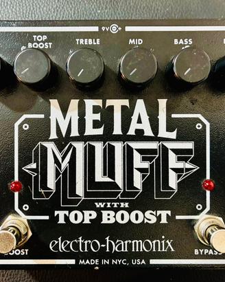 Electro Harmonix Metal Muff Top Boost Distorsore