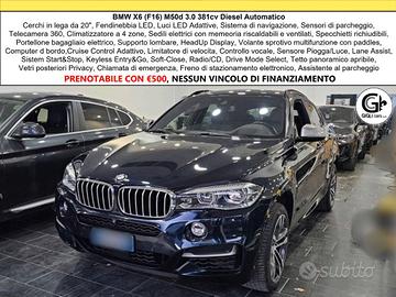 BMW X6 M50d Tetto Cam 360 Clima4zone HeadUp Dispal