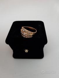 anello oro e diamanti