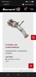 Scarico porsche completo nuovo