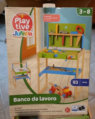 Banco da lavoro Lidl giocattolo in legno