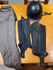 kit per equitazione ragazzo/a