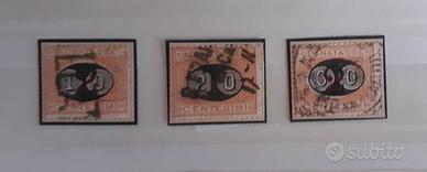 Regno 1890/91- segnatasse mascherine