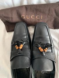 GUCCI: mocassini nappini bambu 41 E