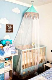 Myllra Ikea culla letto materasso baldacchino 