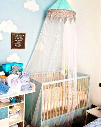 Myllra Ikea culla letto materasso baldacchino 