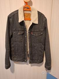 Giubbotto Levi's Sherpa Trucker Denim Nero S