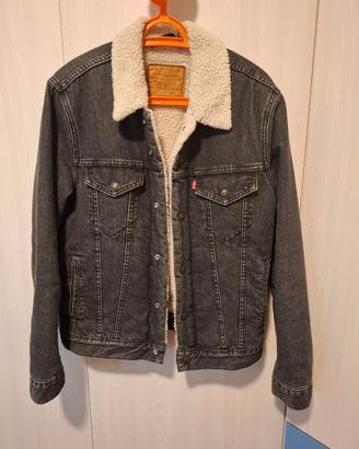 Giubbotto Levi's Sherpa Trucker Denim Nero S