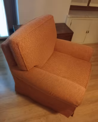 Poltrona vintage sfoderabile