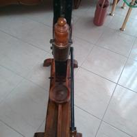 Tappabottiglie in legno lavorato d' epoca 