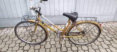 Bicicletta city bike bici 26 con catena antifurto